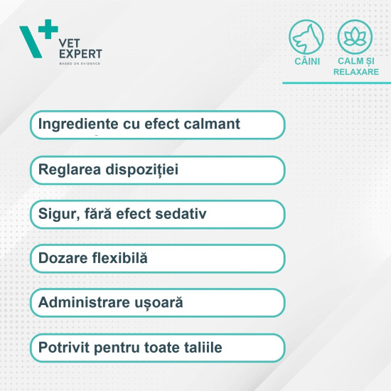 Kalmvet Twist Off Vet Expert – Supliment pentru Calmarea Stresului și Anxietății la Câini și Pisici – 60 Capsule